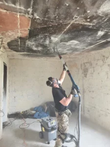Sprzątanie po po pożarze w Warszawie – realizacja 23
